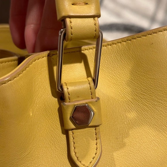 TOD’S Calfskin & Patent Leather Bucket Tote - Picture 11 of 12
